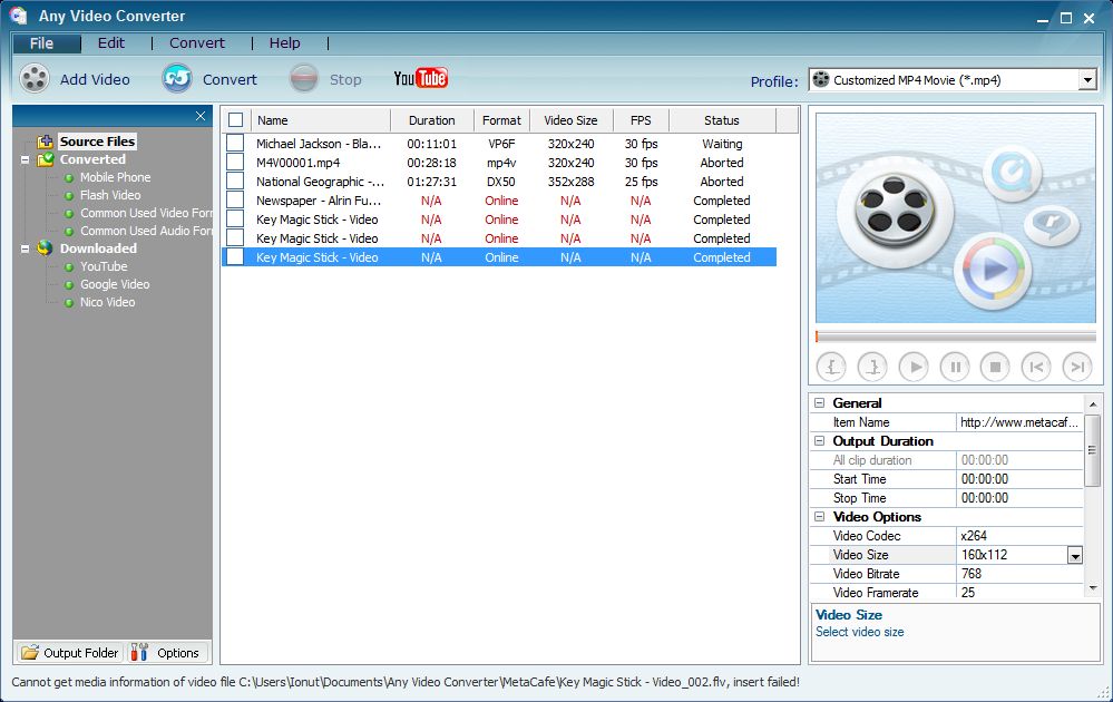 Support Any Video Converter Com